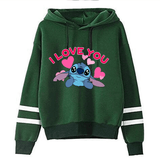 Stitch I Love You Hoodie