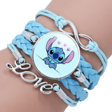 Stitch Heart Bracelet