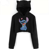 Stitch Hoodie With Ears