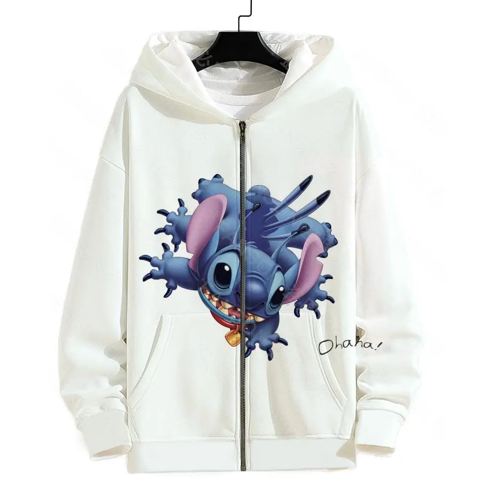 Stitch 3D Zip Up Hoodie Stitch Merch