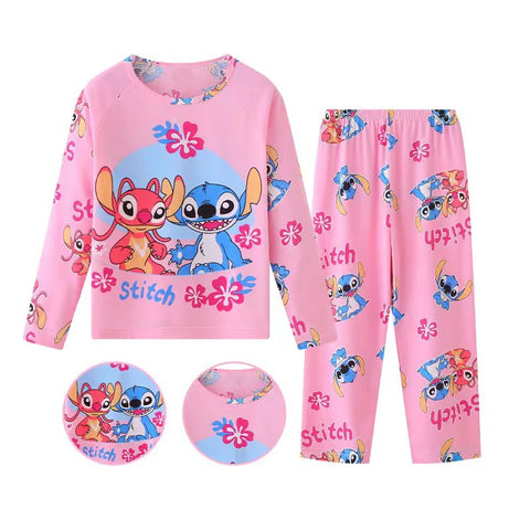 Stitch And Angel Disney Pajamas
