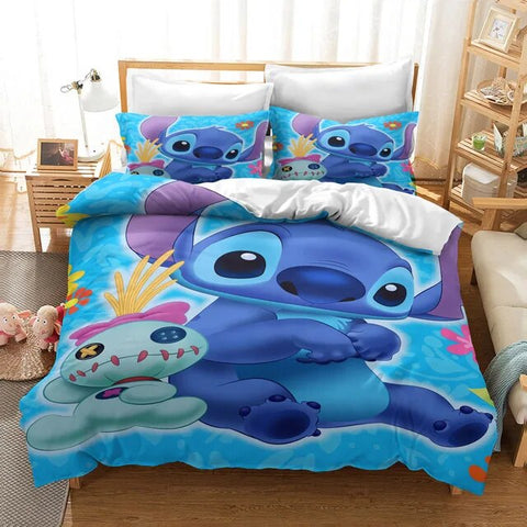 Blue Stitch Bedding