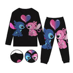 Cute Stitch And Angel Pajamas