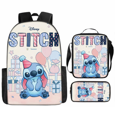 Disney Stitch School Backpack Set