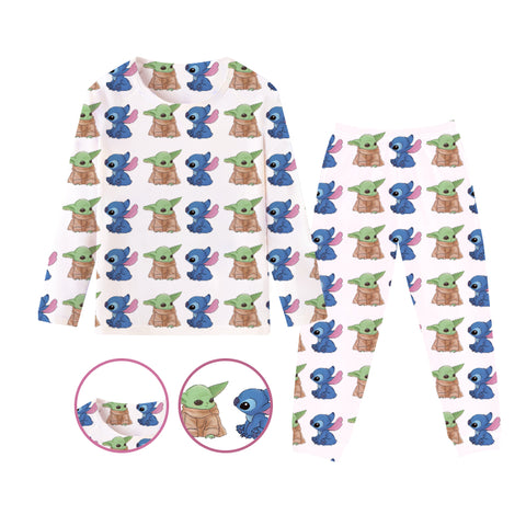 Grogu And Stitch Pajamas