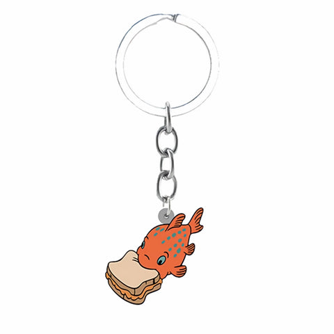 Lilo And Stitch Fish Keychain
