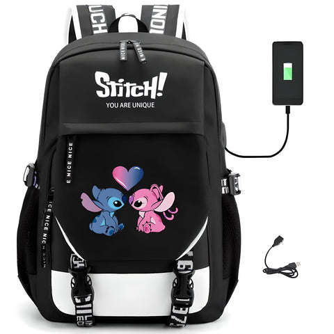 Stitch And Angel Backpack
