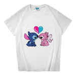 Stitch And Angel Cute T-Shirt