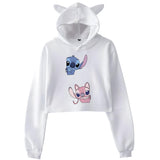 Stitch And Angel Hoodie