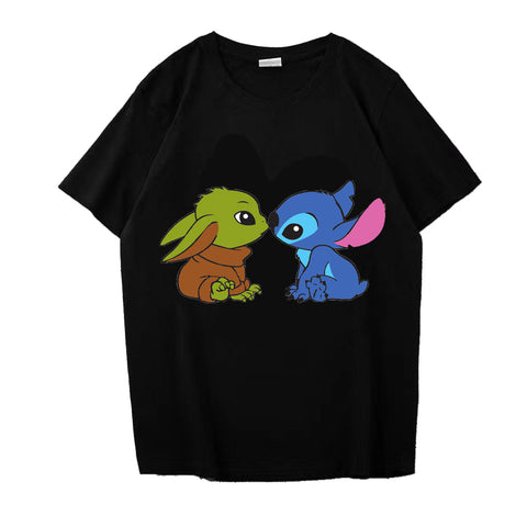 Stitch And Baby Yoda T-Shirt