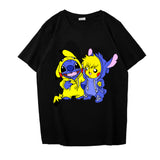 Stitch And Pikachu T-Shirt