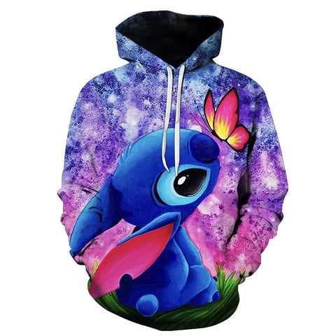 Stitch Butterfly Hoodie