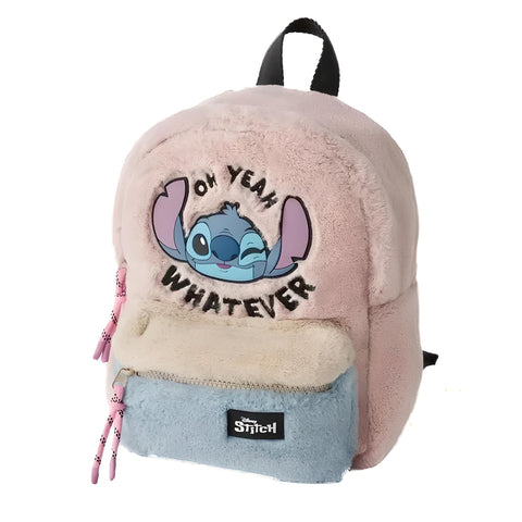 Stitch Fluffy Backpack
