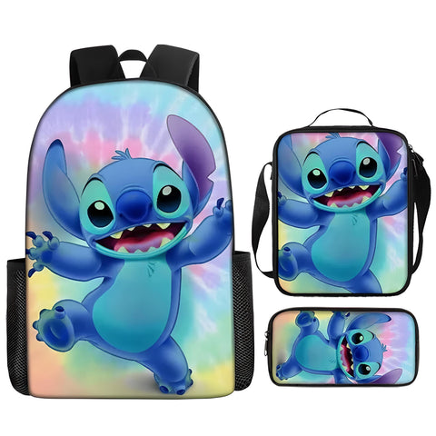 Stitch Galaxy Backpack Set