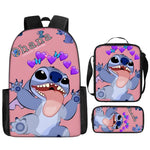 Stitch Ohana Backpack Set