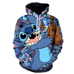 Stitch Playing Music Hoodie