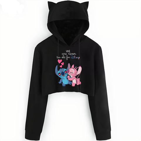 Stitch We Are Never Too Old For Disney Hoodie
