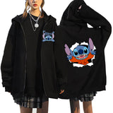 Stitch Zip Up Sweatshirt