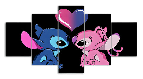 Stitch And Angel New Love Painting