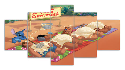 Stitch Free Sunscreen Painting