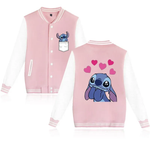 Stitch In Love Baseball Jacket