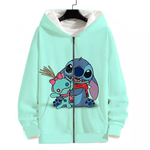 Stitch Lost Zip-Up Hoodie