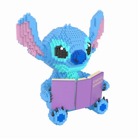 Stitch Reading A Book Lego