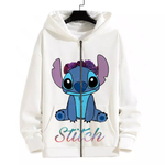 Stitch Sitting Zip-Up Hoodie