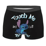 Stitch Touch Me And I Will Bite You Boxer