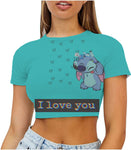 Stitch I Love You T-Shirt