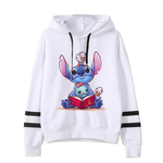 Stitch White Hoodie