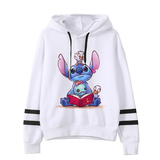 Stitch White Hoodie